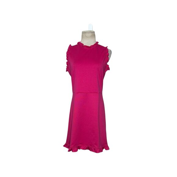 Amanda Uprichard fuchsia sleeveless sheath dress size Large - Picture 12 of 12